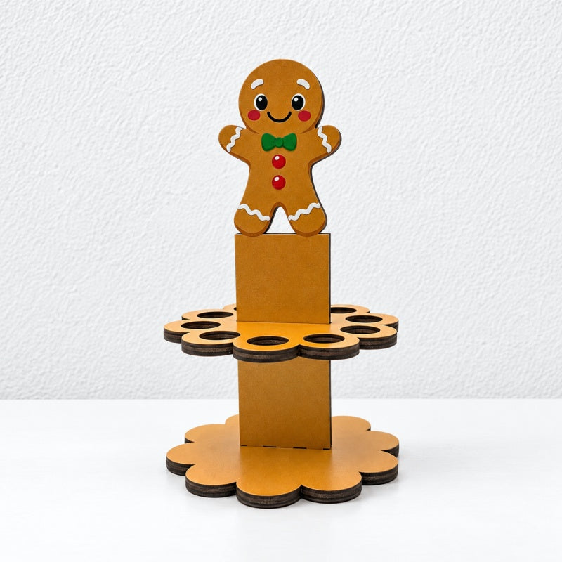 CouldNook Christmas Money Holder - Character Topper and Tiered Stand