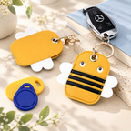 Key Fob Holder - Stitched Character Cover and Ring