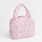 CouldNook Quilted Lunch Bag - Floral Prints and Top Handles