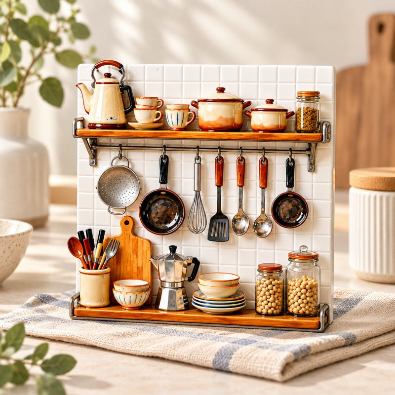 CouldNook Mini Kitchen Scene Magnet - Detailed Cooking Display