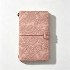 CloudNook 3-in-1 Embossed Floral A6 Notebook‑Refillable Vintage Journal