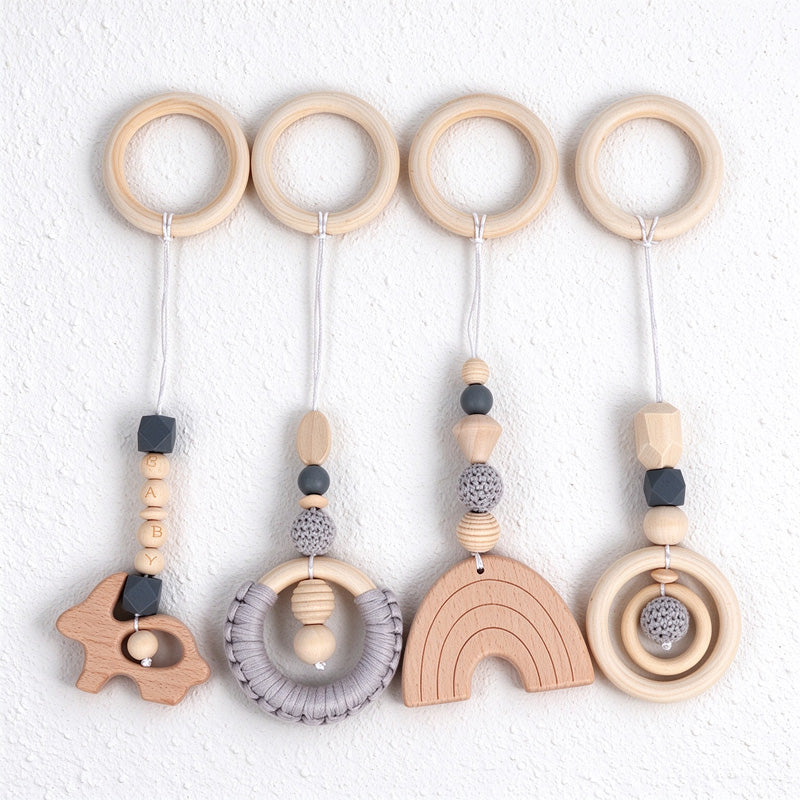 Four-Piece Baby Gym Hanging Toy Set