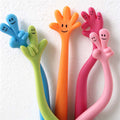 CouldNook Hand Gesture Ballpoint Pen - Flexible Barrel And Smiling Topper