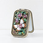 CouldNook Floral Folding Compact Mirror - Folding Support Profile