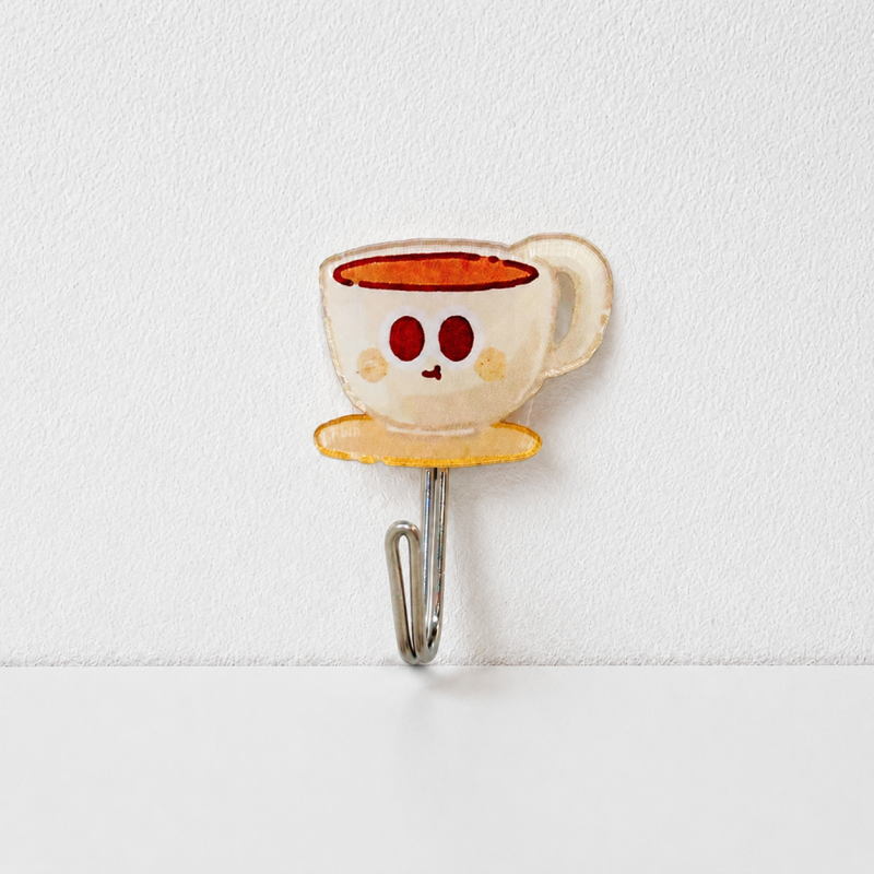 CouldNook Character Adhesive Wall Hook - Bread Shapes and Metal Hook