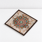 CouldNook Square Art Print Coaster - Detailed Museum Motifs