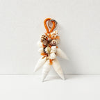 CouldNook Seashell Bag Charm - Coastal Lace Keychain