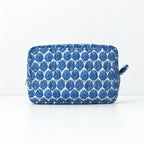 CouldNook Botanical Makeup Pouch - Quilted Box Shape