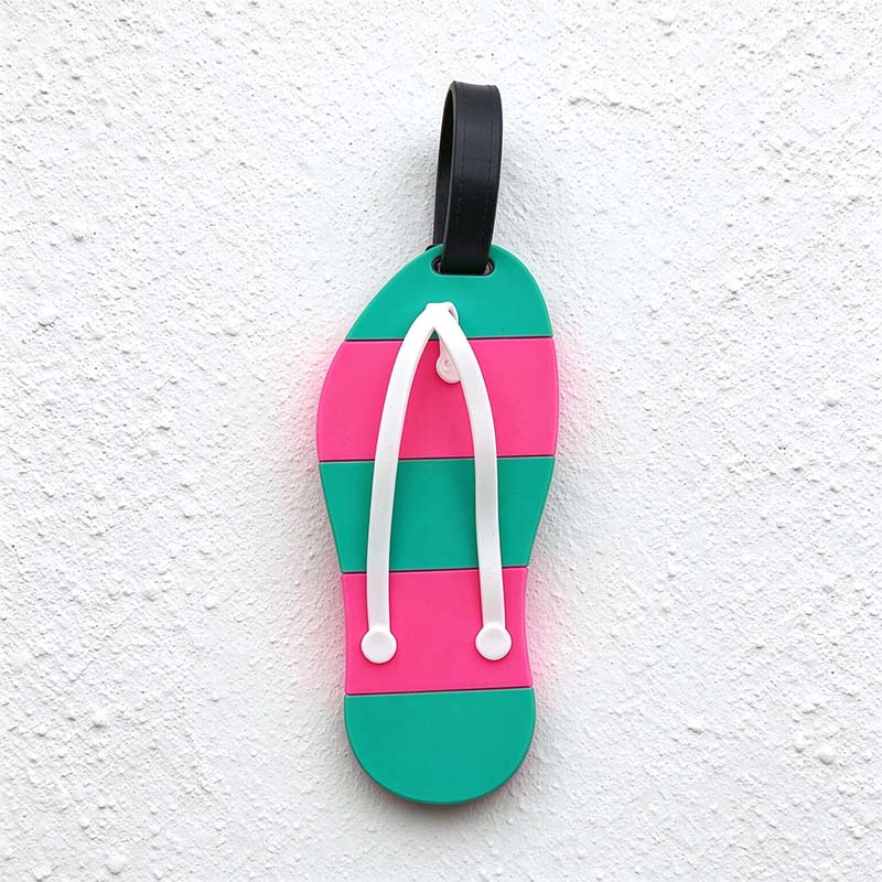 CouldNook Beach Luggage Tag - Playful Shapes and Buckled Strap