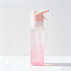 CouldNook Misting Water Bottle - Trigger Spray and Separate Drinking Opening