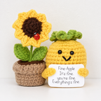 CouldNook Sunflower Gift Box Set - Paired Message Figure