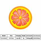 Fruit Slice Dishwashing Sponges with Round Printed Faces