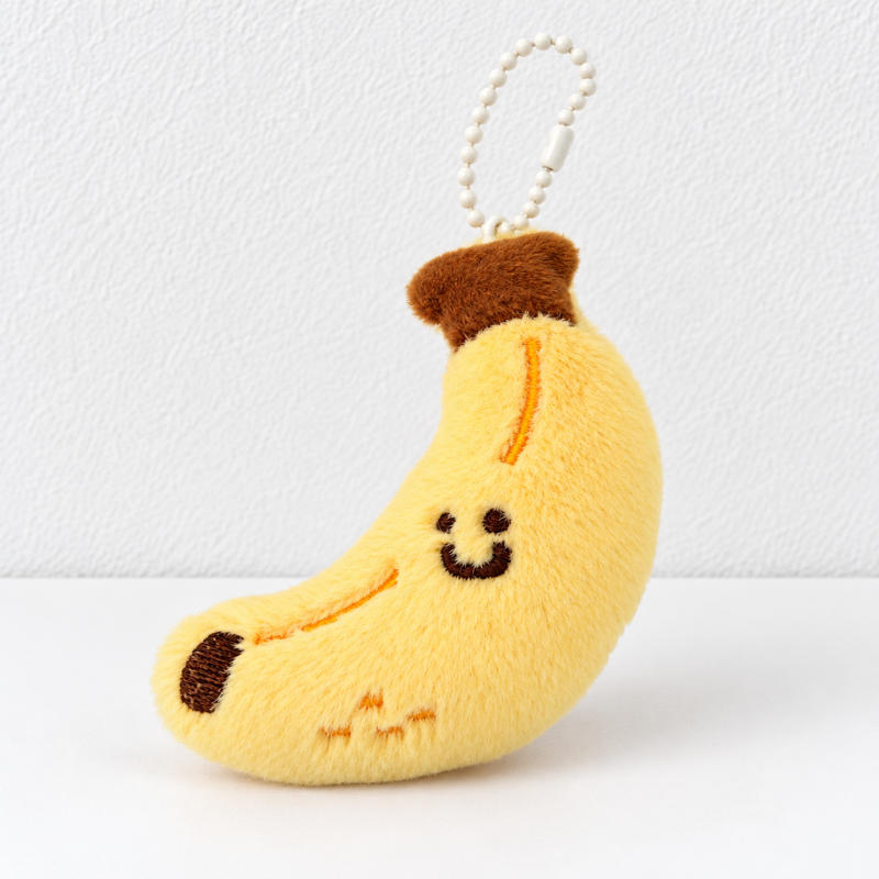 CouldNook Plush Character Charm - Fruit Shapes and Playful Food Expressions