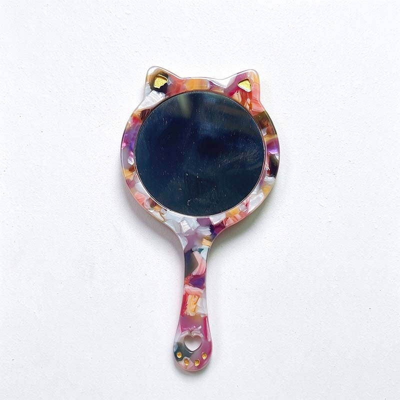 CouldNook Cat Ear Hand Mirror - Paw Detail Handle