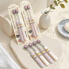 CouldNook Dog Pattern Toothbrush - Wide Head and Clear Handle