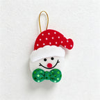 CouldNook Fabric Christmas Character Ornament - Layered Holiday Character Design