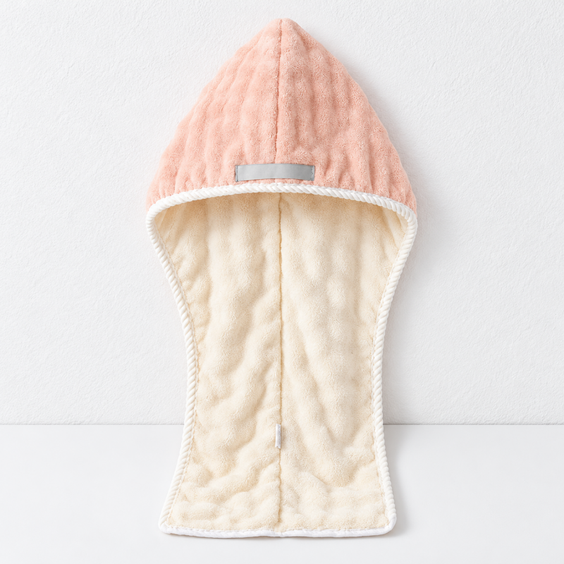 CouldNook Double-Layer Hair Wrap - Wide Fleece Tail
