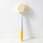 CouldNook Flower Bath Brush - Long Handle And Double Sided Head