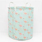 CouldNook Foldable Laundry Hamper - Printed Dual-Handle Storage Bin
