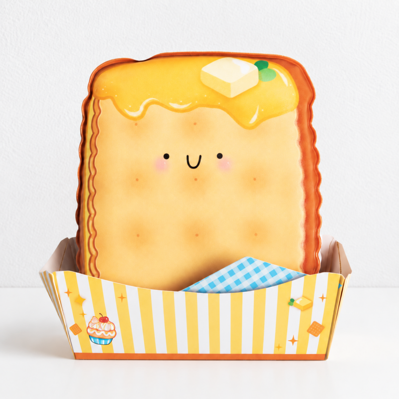 CouldNook Food-Shaped Stress Relief Notebook - Four Dessert Covers