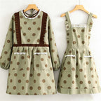 CouldNook Long-Sleeve Apron Smock - Multiple Layered Styles Collection