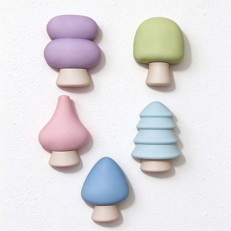 CouldNook Tree Wall Bumper - Adhesive Pastel Shapes
