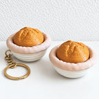 CouldNook Bakery Clicker Keychain - Bread Shapes And Pressable Tops