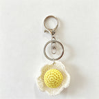 CouldNook Yarn Fried Egg Ornament - Four Attachment Options