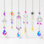 CouldNook Assorted Crystal Suncatcher - Varied Hanging Prism Designs