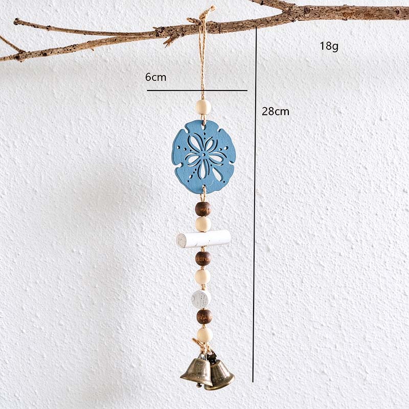 CouldNook Coastal Bell Hanging - Beads and Cutouts