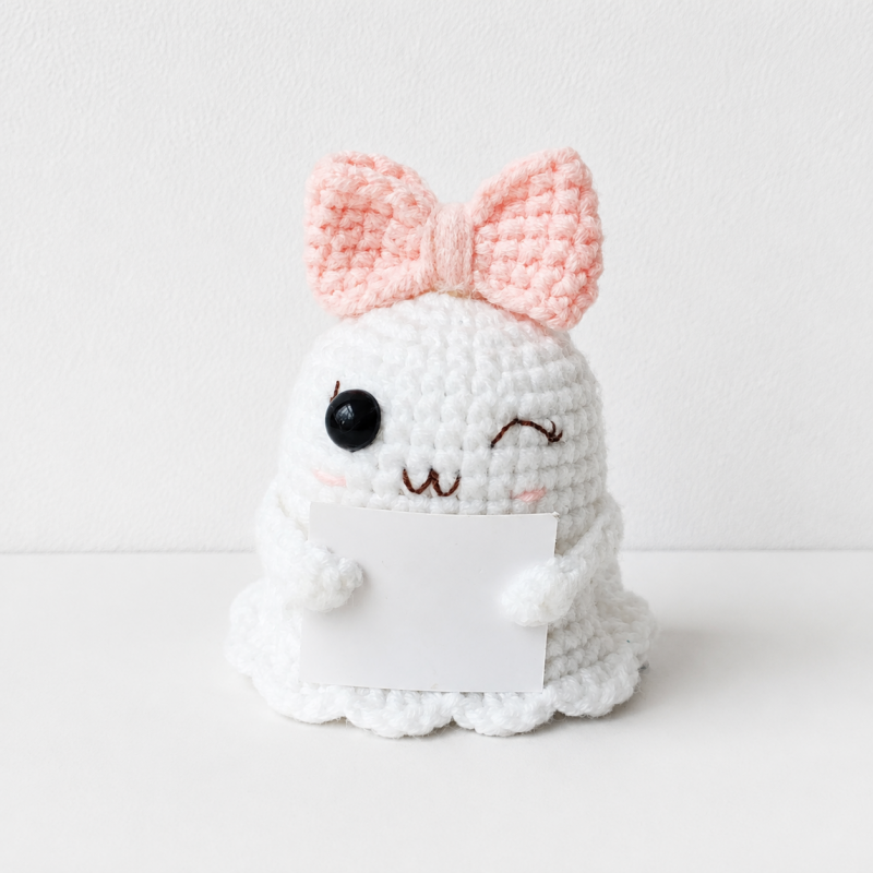 CouldNook Halloween Yarn Ornament - Ghosts Pumpkins and Eyeball Figures