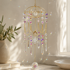 CouldNook Orbital Crystal Suncatcher Ornament - Cascading Iridescent Drops