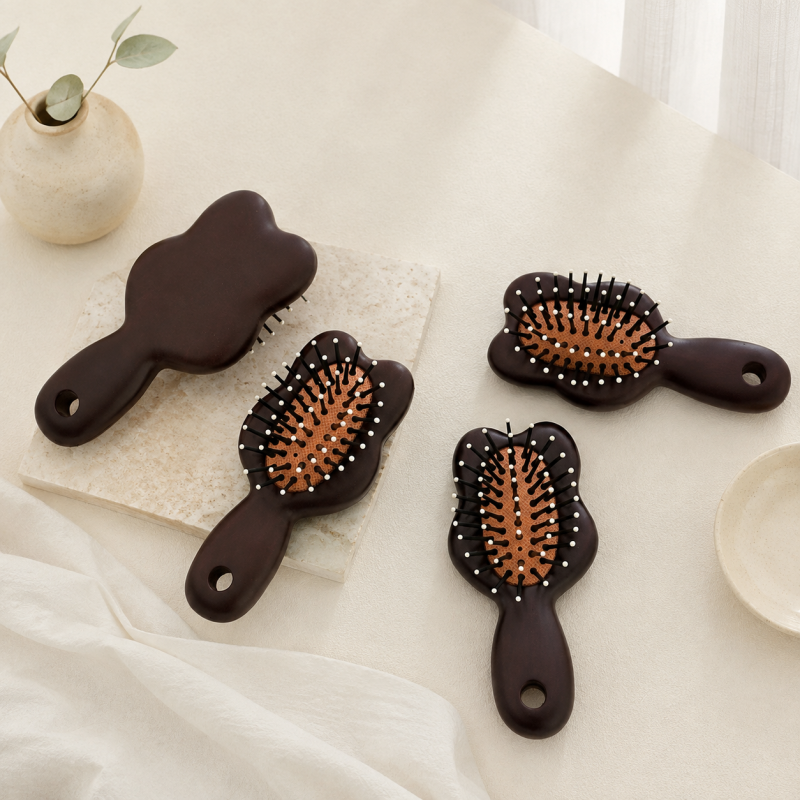 CouldNook Plastic Paddle Hairbrush - Wavy Cushioned Brush Head