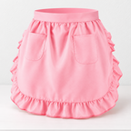 CouldNook Ruffled Waist Apron - Tie Back Designs