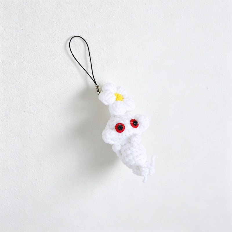 CouldNook Yarn Sprout Character Keychain - Three Attachment Styles