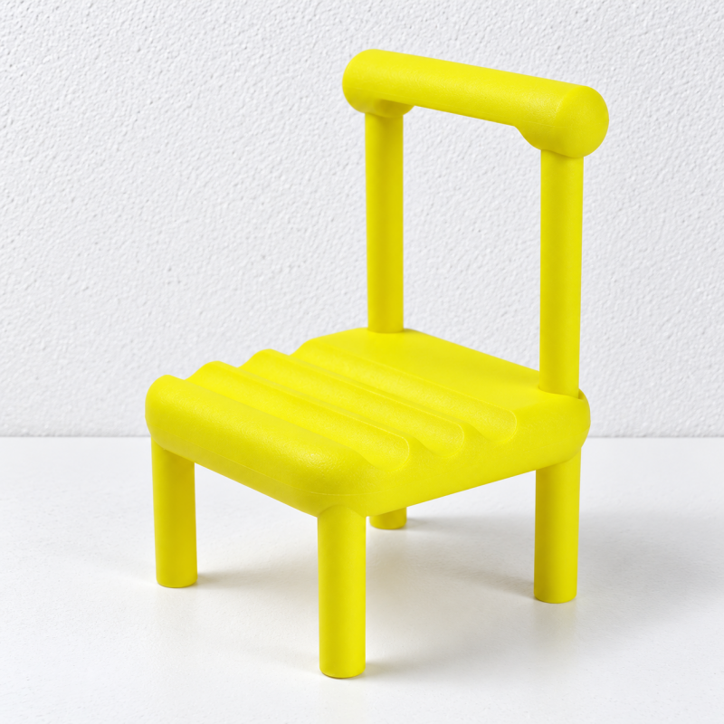 CouldNook Chair Phone Stand - Grooved Seat and Removable Miniature Backrest