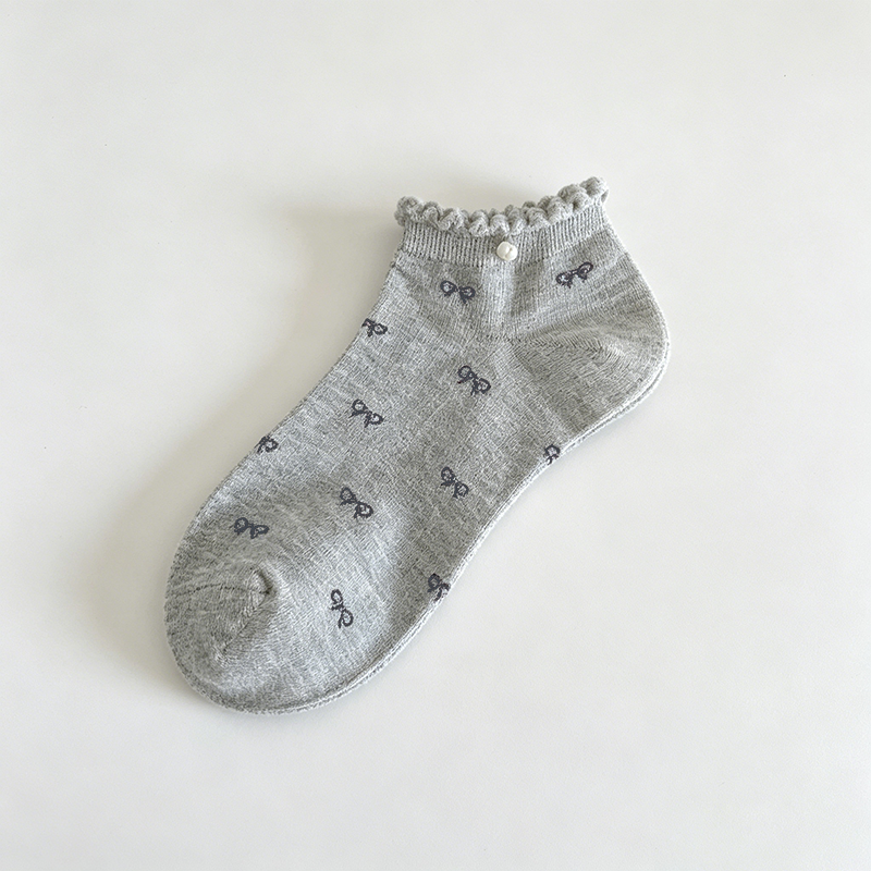 CouldNook Ruched Soft Ballet Socks - Lounge Shoe Accent