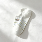 CouldNook Cartoon Puppy Pattern Ankle Socks - Light Vanity Accent