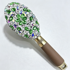 CouldNook Bling Rhinestone Hair Brush - Scalp Massage Paddle Comb