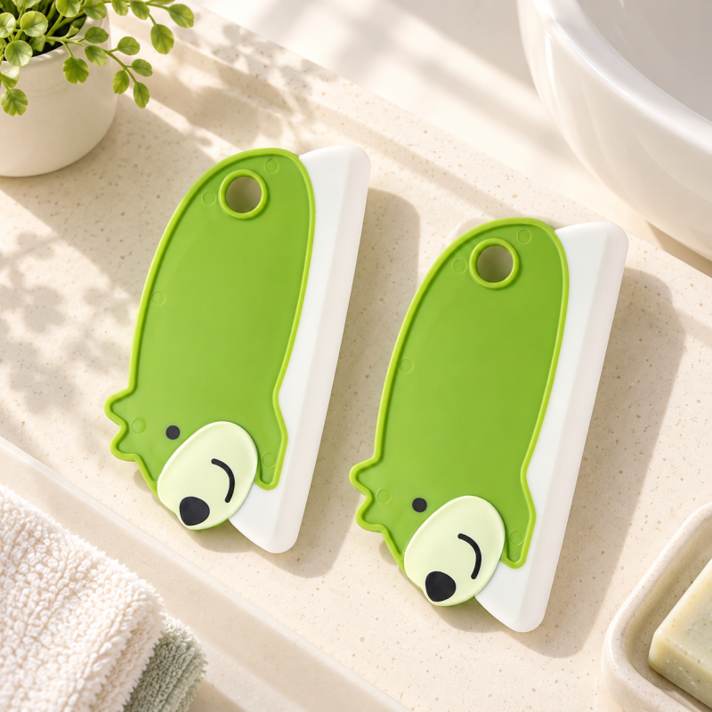 CouldNook Mini Squeegee - Bear Shaped Grip And Hanging Hole