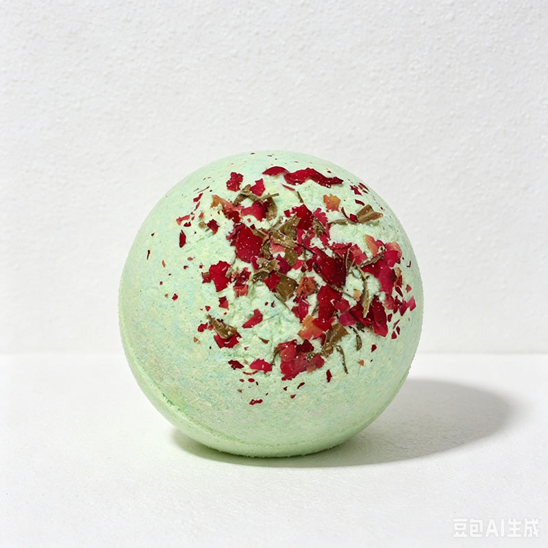 CouldNook Maria Rose Scent Bath Bomb - Red Botanical Sphere
