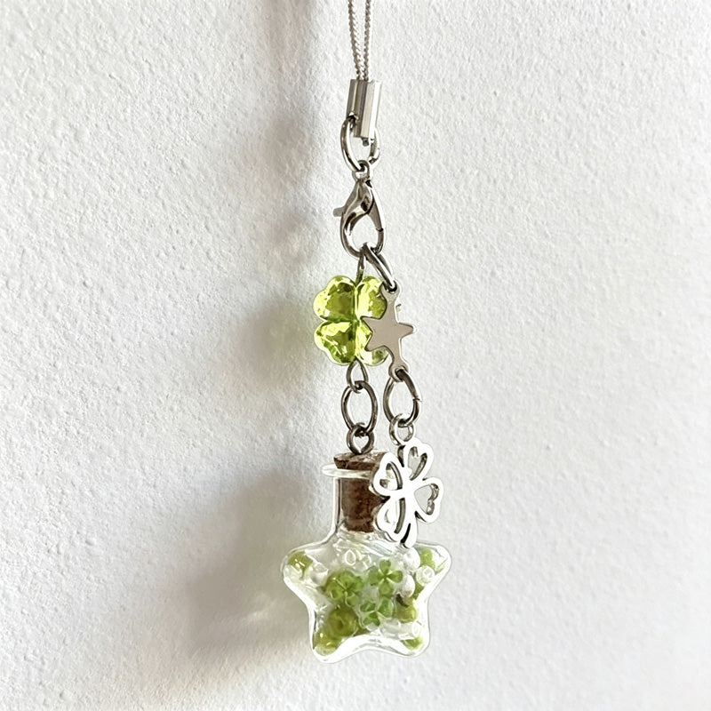CouldNook Star Wish Bottle Charm‑Ins Style Phone & Bag Hanging Pendant
