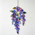 CouldNook Acrylic Floral Window Hanging - Outlined Petals And Trailing Sprigs