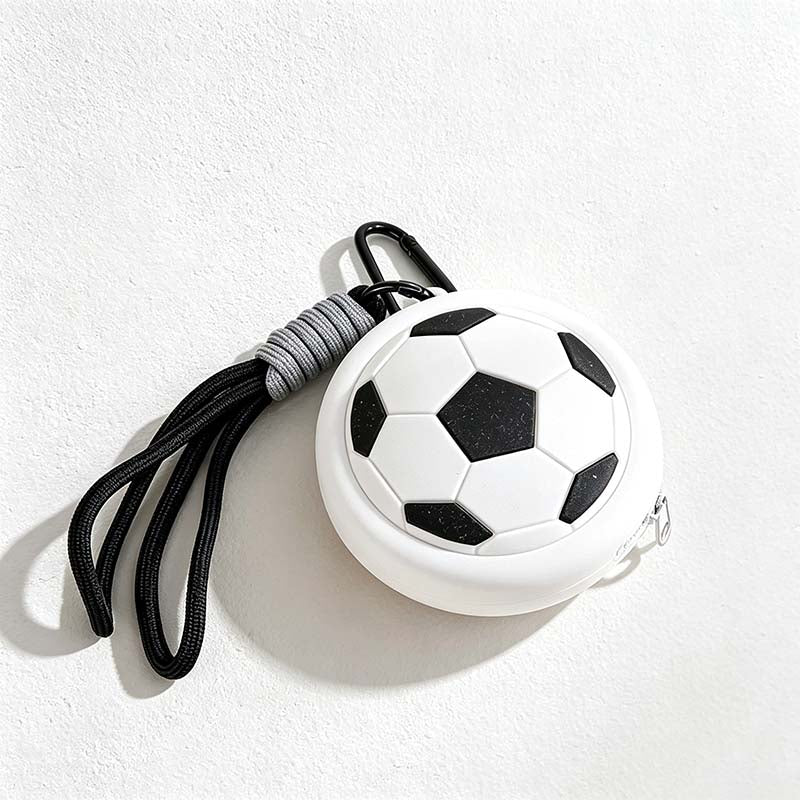 CouldNook Sports Ball Coin Purse - Silicone Keychain Pouch