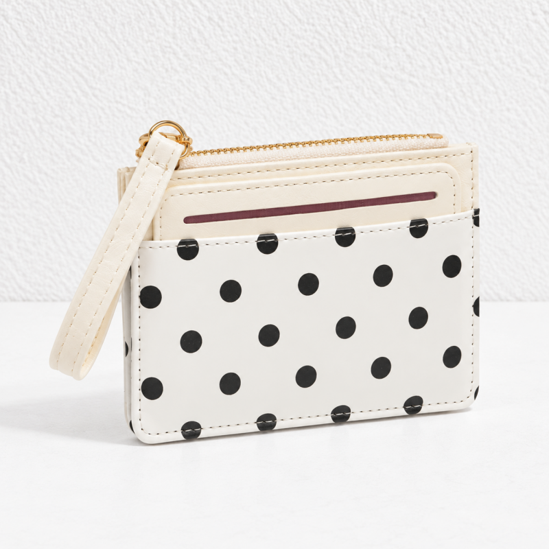 CouldNook Polka Dot Card Holder - Removable Insert