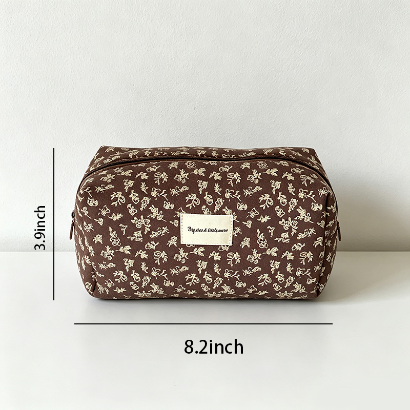 CouldNook Floral Cosmetic Bag - Vanity Storage Accent