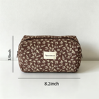 CouldNook Floral Cosmetic Bag - Vanity Storage Accent