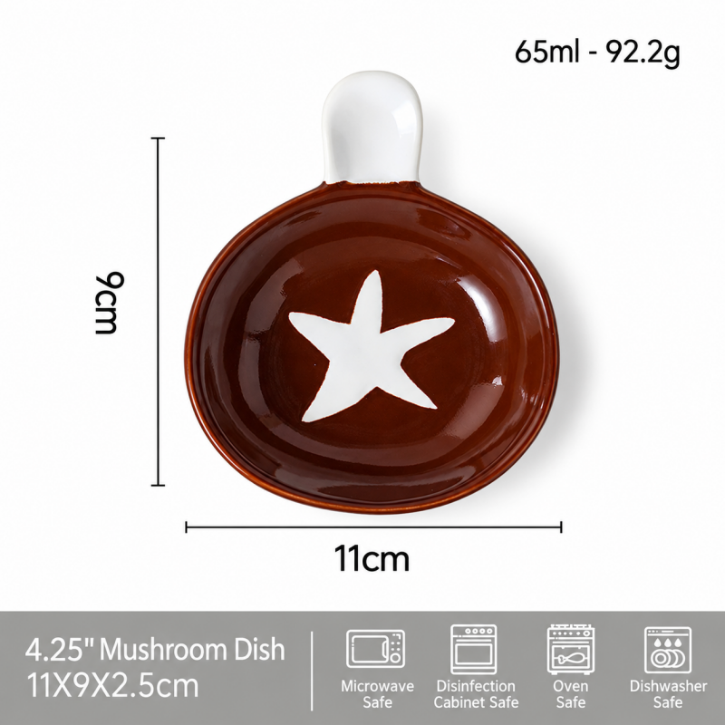 CouldNook Novelty Dipping Dish - Food and Clover Shapes