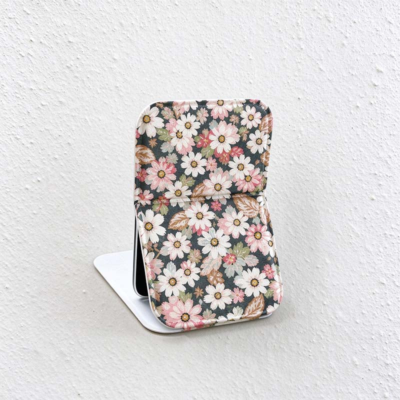 CouldNook Folding Pocket Mirror - Rounded Corners And Fold-Out Support