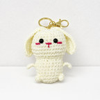 CouldNook Vegetable Animal Figure Keychain - Split Ring Attachment